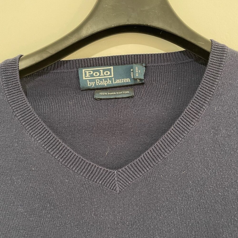 Polo Ralph Lauren Blue Sweater Size M - Picture 3 of 7